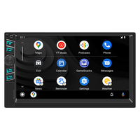 Autoradio universel double DIN 7 pouces Bluetooth USB stéréo sans fil Carplay Android Auto radio FM lecteur MP5 tactile
