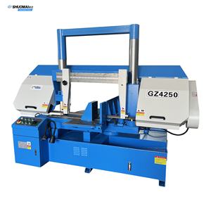 Machine à scier à <span class=keywords><strong>ruban</strong></span> hydraulique à angle de coupe de 30 45 60 90 degrés en métal GZ4250 - Product Image 3