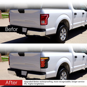 Feux arrière LED avec clignotants pour F150 Raptor 2015-2020, 12V, kit de modernisation, prix usine, vente en gros - Product Image 4