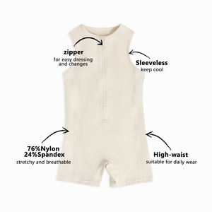 Conjunto de Ropa para Niña, Estilo Corto sin Mangas, de Nailon, Multicolor, Conjunto de Yoga para Niños, Novedad al por Mayor - Product Image 2