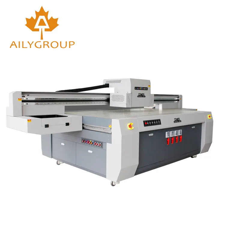 Format Besar Gh2220 UV Printer Grando Mesin Guangzhou UV Cair