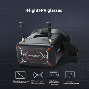 แว่นตาวิดีโอ IFLIGHT 5.8G พร้อมรีโมทคอนโทรลระยะไกล อุปกรณ์เสริมพลาสติกสำหรับผู้เริ่มต้น ฝึกสอน การแข่งขันแบบเดินทางข้ามเวลา - Product Image 2
