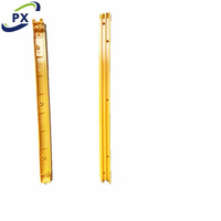Eskalator strip tepi langkah, sisir eskalator batas kuning, sisir peringatan dekoratif, suku cadang pelat sisir eskalator