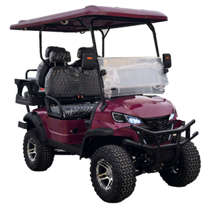 Carrito de Golf Eléctrico ZOWN de 4 Plazas, Certificado CE, Precio Económico al por Mayor, Elevado, con Panel Solar Opcional, 2 Años de Garantía, Turístico - Product Image 1