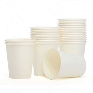 Custom Printing Logo Manufacture Price Hot Craft Disposable Single Wall Paper Cup UV Coating 8 10 Pcs/ <b>Polybag</b> Accept - Product Image 3