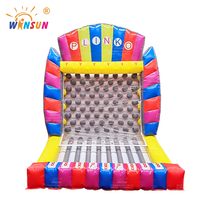 Combo de jeu de flipper gonflable Winsun pour les fêtes de carnaval sportives - Matériel en PVC, installation facile pour les enfants et les adultes