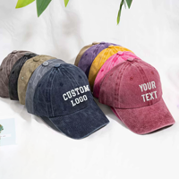 Gorras Deportivas Personalizadas con Logotipo Bordado, Unisex, de Algodón Vintage Lavado, Estilo Desgastado, Gorra de Béisbol Ajustable