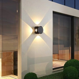 Applique murale LED en aluminium pour extérieur, étanche <span class=keywords><strong>IP65</strong></span>, éclairage haut et bas, 4W, pour maison, escalier, chambre, chevet, <span class=keywords><strong>salle</strong></span> <span class=keywords><strong>de</strong></span> <span class=keywords><strong>bain</strong></span>, couloir - Product Image 6