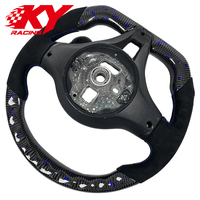Volant de course en cuir LED personnalisé haut de gamme en fibre de carbone, adapté à l'Alfa Romeo Giulia/Stelvio