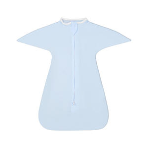 <span class=keywords><strong>Gigoteuse</strong></span> Bébé Respirante avec Fermeture Éclair Bidirectionnelle et Manchettes Mitaines pour Nouveau-né - Product Image 5