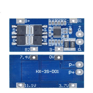 Carte de protection de batterie Li-ion JTW 3S 10A avec limitation de surintensité 20A pour batterie lithium 18650 12V - Product Image 5