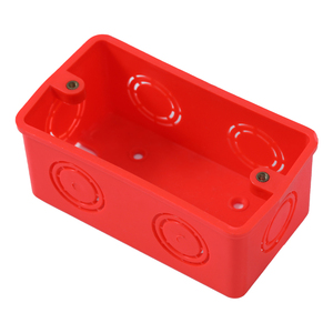 Nhựa PVC điện ống & phụ kiện hộp ống dẫn Phụ kiện Orange vuông hộp nối - Product Image 1