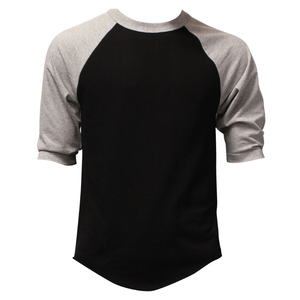 Men 3 4 Sleeve Baseball T-Shirt Contrast <b>Raglan</b> Tee Breathable Quick Dry 100% Cotton Jersey Blank Front Casual Sports <b>Top</b> - Product Image 1