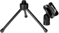 Micrófono de Condensador de Escritorio de Alta Calidad con Conector de 3.5mm, Micrófono con Cable de Plástico para Grabar en PC, Laptop, iPhone y Mac