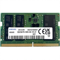 SAM 32GB DDR5 5600MHz PC5-44800 SODIMM 2Rx8 Dual Rank CL46 1.1v 262pin Non-ECC M425R4GA3BB0-CWM Laptop Notebook RAM Memory