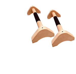 Nhà Máy Trực Tiếp Đánh Bóng Bằng Gỗ Parallettes Thể Thao Phục Hồi Chức Năng Push-up Chân Đế Thiết Bị Tập Thể Dục Đứng Gỗ Push-up Đào Tạo - Product Image 2