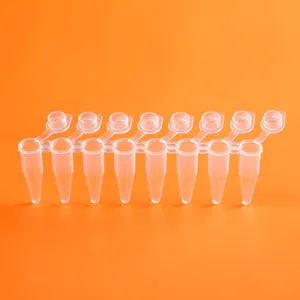 Micro 0.1ml 0.2ml Pcr Plastic Tubes 8 Strip Pcr Tube Racks