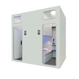 WE Letto a Capsula Insonorizzato per Uso Commerciale Casa <span class=keywords><strong>Hotel</strong></span> Letti a Castello Singoli Box Notte per Aeroporto - Product Image 2