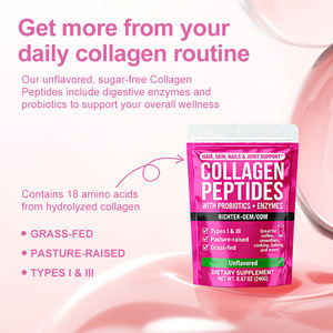 Großhandel <span class=keywords><strong>Bulk</strong></span> Pure Rinder kollagen Peptid Pulver Hydrolysiertes Schönheits produkt Hydrolysiertes Rinder kollagen Pulver - Product Image 3