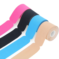 Bande musculaire en coton Kinesiology, imperméable, pré-coupée, bande KT pour le sport et la musculation, bandages de soutien pour le sport