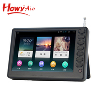 Mini téléviseur portable de 5 pouces ATSC, téléviseur numérique de poche pour voiture avec batterie rechargeable de 1500 mAh, prise en charge de la télévision numérique USB pour le camping