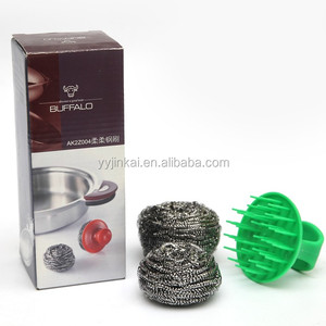 18G 6PC 410 ISO BSCI Tùy Chỉnh Chất Lượng Cao Mới Phụ Kiện Nhà Bếp Thép Không Gỉ lau dọn - Product Image 2