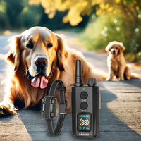 2026 Neuestes PATPET Elektronisches Anti-Bell-Halsband Wiederaufladbares Hunde-Schockhalsband mit Kabel Fernbedienung Haustier-Trainingszubehör