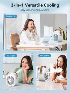 Ventilateur de bureau portable USB, mini-refroidisseur d'air à brume - Product Image 6