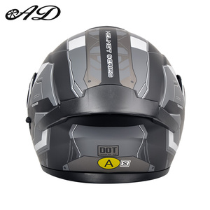 Mũ bảo hiểm xe máy mặt mở đạt chuẩn DOT, có kính chắn gió kép, chống va đập, chất liệu ABS, dành cho đua Motocross, sản xuất tại nhà máy. - Product Image 4