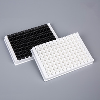 Consommables de laboratoire Plaque Elisa à 8 puits Bandes détachables avec fond plat