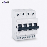 Commutateur de transfert triphasé électrique 230/400V sur rail DIN 1P 2P 3P 4P 16A 20A 25A