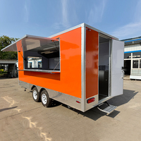 Fast Food Bbq Café Hot Dog Voiture Taco Camion Kiosque Alimentaire Crêpe Chariot Mobile Bar Remorque Van Pizza Mobile Food Truck Food Trailer