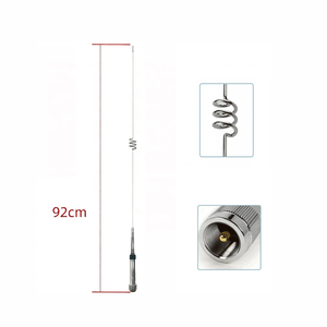 เสาอากาศรถยนต์แบบสองย่านความถี่ 144/430MHz V/U  วัสดุสแตนเลส  สำหรับวิทยุสื่อสารเคลื่อนที่ - Product Image 2