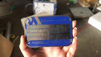 Marcador de número de chasis, el mejor precio de China, descuento