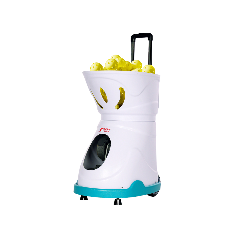 SIBOASI Popular Automatic Electronics Professional Pickleball Machine APP Remote Control Training Entertainment Poplar Wood Core