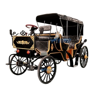 Calèche de tourisme équestre noire Victoria, calèche familiale Victoria pour le tourisme équestre en Australie, buggy équestre Victoria - Product Image 1