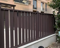 Rampe en aluminium aspect fer forgé, résistante à la rouille, à monter soi-même pour cours, balcons, escaliers et terrasses de villas