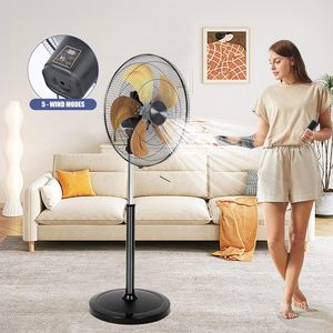 Ventiladores de Piso al Por Mayor, Precio de Fábrica, 220V, Ventilador Eléctrico Oscilante Moderno para Dormitorio, Uso Doméstico en Interiores - Product Image 2