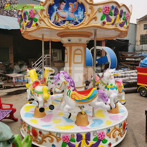 دوارة خيول صغيرة بـ 6 مقاعد للأطفال في مراكز التسوق - Product Image 5