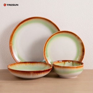Service de table en grès TRESUN – Assiettes et bols en céramique de haute qualité pour la maison, style nordique, vente en gros, prix d'usine - Product Image 5