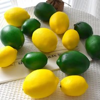 Harga Terbaik Buah Lemon Apel Buatan dari Plastik Busa Ringan Ramah Lingkungan Ukuran 9*7cm, Cetakan Injeksi untuk Dekorasi Rumah