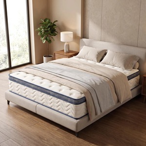 High Density <b>Foam</b> <b>Mattress</b> with Gel <b>Memory</b> Layer Twin Size Hybrid Pocket Spring Cooling Bed <b>Mattress</b> in a Box Home Use - Product Image 3