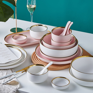 Nordic Style Ceramic Restaurant Tableware <b>Dinnerware</b> <b>Sets</b> <b>for</b> Dinner Dinner <b>Set</b> <b>for</b> One Person Stoneware <b>Dinnerware</b> <b>Sets</b> - Product Image 5
