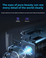 Mini projecteur portable pour la maison, Android 11 OS, fonctionnalités intelligentes, résolution maximale 1080P, batterie intégrée, stéréo HIFI