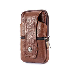 Borsa da <span class=keywords><strong>cintura</strong></span> impermeabile portafogli in pelle da <span class=keywords><strong>uomo</strong></span> realizzata per telefono cellulare Versatile borsa da vita custodia per cellulare - Product Image 4