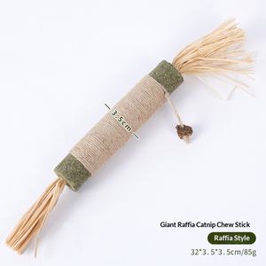 Jouet pour chat super grand en Polygonum Capsicum, bâton à mâcher résistant aux morsures, nettoyage des dents, saveur poulet, écologique en EVA pour animaux de compagnie - Product Image 5