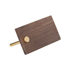 Solid wood price display <b>board</b>, <b>black</b> walnut wood product price tag, department store counter product price tag, small desktop - Product Image 3