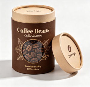 Hot Selling Eco-Friendly Cylinder Tube Box Kraft Cardboard Food Paper Tube Tea Coffee Packaging - Product Image 4