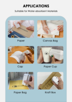 EVEBOT PrintPods Printer Mini Genggam DIY Printer Inkjet Saku untuk Pencetakan di Permukaan yang Menyerap Air, Gelas Kertas, dan Kantong Kertas