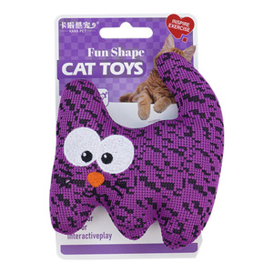 Juguetes duraderos para masticar hierba gatera para aliviar el aburrimiento y dentición juguetes para gatos de peluche con Limpieza de dientes uso interior/exterior - Product Image 5